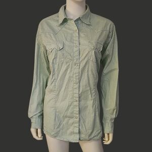 WRANGLER Pastel Western Rodeo Long Sleeve Oversized Snap Shirt